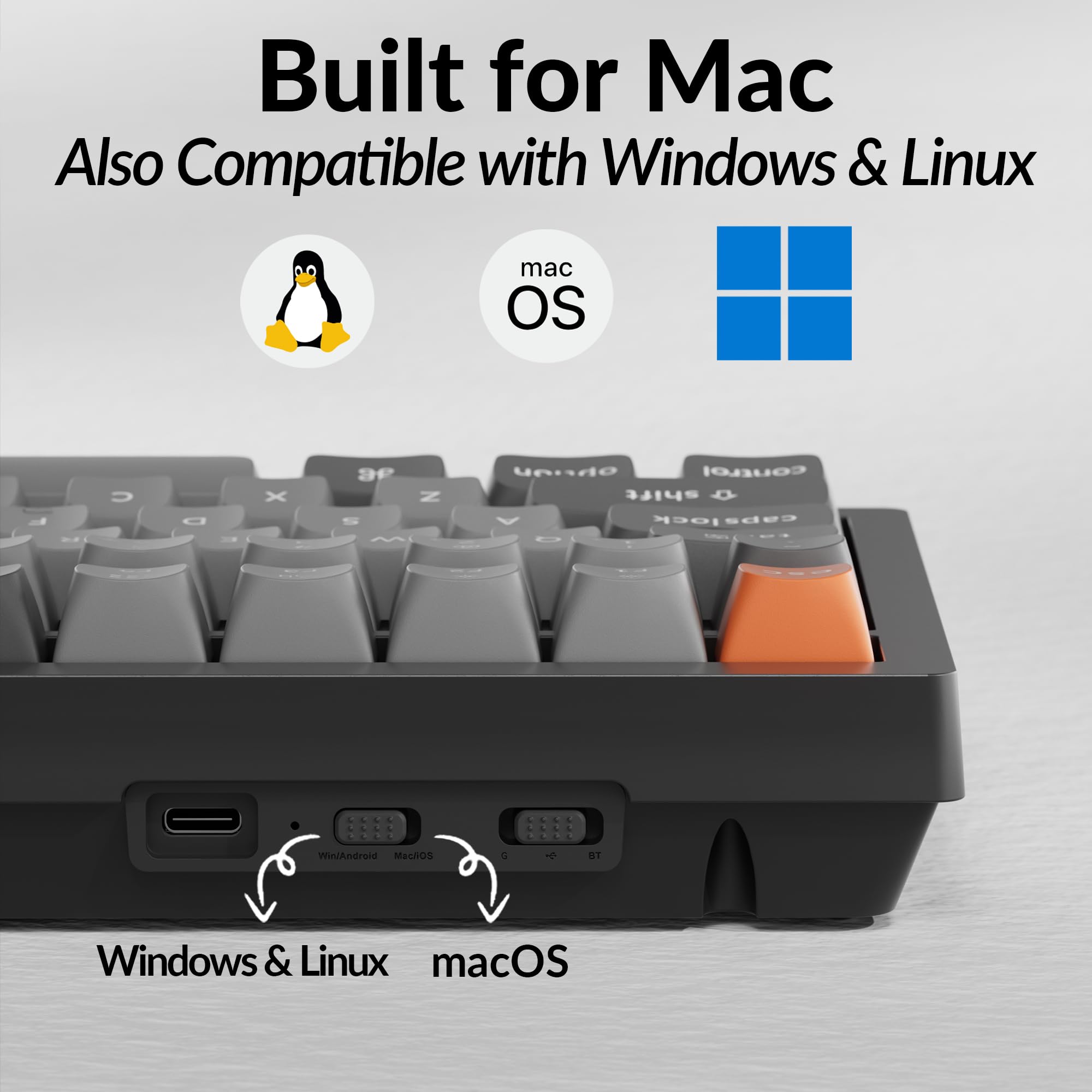 Amazon | Keychron K4 Maxワイヤレスメカニカルキーボード 96